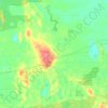 Walpeup topographic map, elevation, terrain