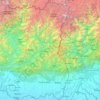 Mechi topographic map, elevation, terrain