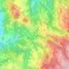 Brousse topographic map, elevation, terrain