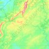 Clay County topographic map, elevation, terrain