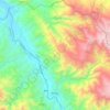 Pichari topographic map, elevation, terrain