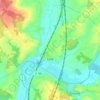 Luxé topographic map, elevation, terrain