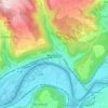 Waldshut topographic map, elevation, terrain