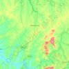 Mandirituba topographic map, elevation, terrain