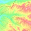 La Victoria topographic map, elevation, terrain