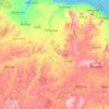 Piauí topographic map, elevation, terrain