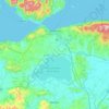 Bandırma topographic map, elevation, terrain