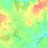Briston topographic map, elevation, terrain