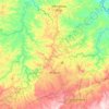 Arapoti topographic map, elevation, terrain