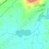Barnadown Lower topographic map, elevation, terrain