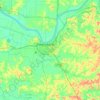Daviess County topographic map, elevation, terrain