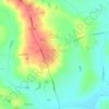 Spratton topographic map, elevation, terrain