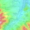 Radziechowy topographic map, elevation, terrain