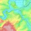 Diez topographic map, elevation, terrain