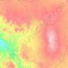 Khaybar topographic map, elevation, terrain