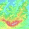 Kornatka topographic map, elevation, terrain
