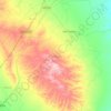 Villa Unión topographic map, elevation, terrain