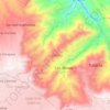 Las Minas topographic map, elevation, terrain