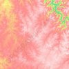 Esmeralda topographic map, elevation, terrain