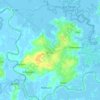 Erfde topographic map, elevation, terrain