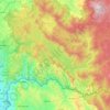 Butare topographic map, elevation, terrain