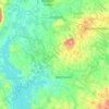 Ballymahon Municipal District topographic map, elevation, terrain