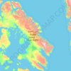 ᕿᑭᖅᑖᓗᒃ - Baffin Island - Île de Baffin topographic map, elevation, terrain
