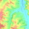 Bazian topographic map, elevation, terrain