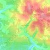 Vaux-Rouillac topographic map, elevation, terrain