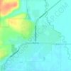 Burns topographic map, elevation, terrain