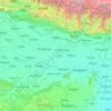 Bihar topographic map, elevation, terrain