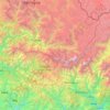 Dhaulagiri Himal topographic map, elevation, terrain