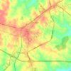 Madison topographic map, elevation, terrain