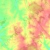 Hiesse topographic map, elevation, terrain