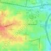 Olivette topographic map, elevation, terrain