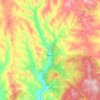 Chelsea topographic map, elevation, terrain