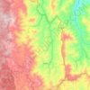Gatare topographic map, elevation, terrain