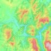 Genga topographic map, elevation, terrain