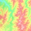 Ilorin South topographic map, elevation, terrain