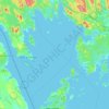 Passamaquoddy Bay topographic map, elevation, terrain