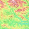 Gulmi topographic map, elevation, terrain