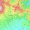 Distrito de Boquete topographic map, elevation, terrain