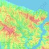 Eyüpsultan topographic map, elevation, terrain
