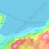 Red Wharf Bay topographic map, elevation, terrain