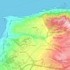 Oued Beni Messous topographic map, elevation, terrain