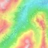 Vallée du Marcadau topographic map, elevation, terrain