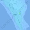 Pirallahy topographic map, elevation, terrain