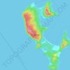 Koh Rong Sanloem topographic map, elevation, terrain
