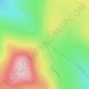 Sally Gap topographic map, elevation, terrain