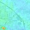 PKOR Way Halim topographic map, elevation, terrain